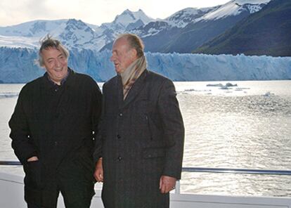 Don Juan Carlos, con el presidente Néstor Kirchner, durante la visita del Rey a Argentina.