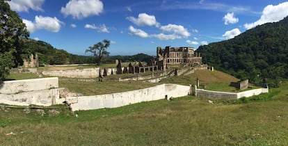 Las majestuosas ruinas del palacio de Sans Souci, Haití.