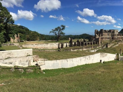 Las majestuosas ruinas del palacio de Sans Souci, Haití.