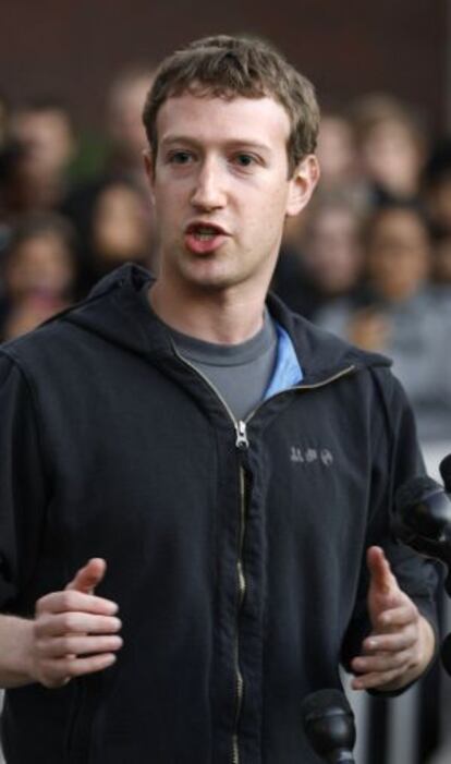 El presidente de Facebook, Mark Zuckerberg.