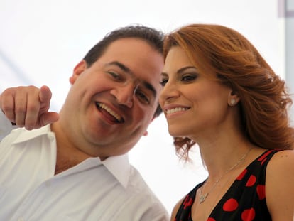 Javier Duarte y Karime Macías