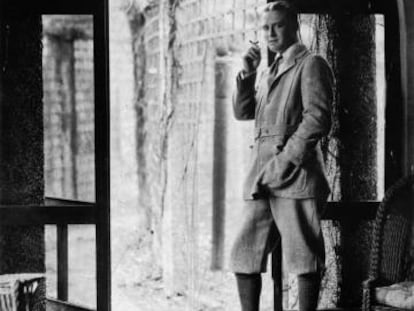 El escritor F. Scott Fitzgerald en la d&eacute;cada de 1920. 