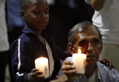 Ceremonia en Cali (Colombia) por las v&iacute;ctimas del conflicto.