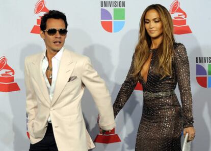 Jennifer López y Marc Anthony.