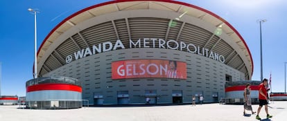 Exterior del estadio Wanda Metropolitano.