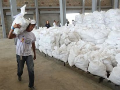 Los representantes de Juan Guaidó afinan detalles de la ayuda humanitaria, con Cúcuta como centro de operaciones