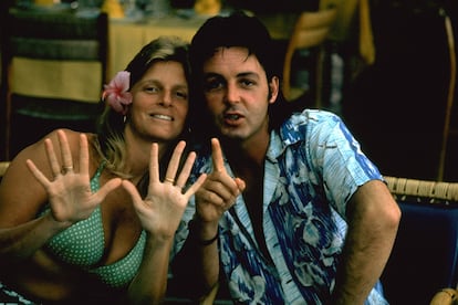 Paul y Linda en Saint-Tropez.