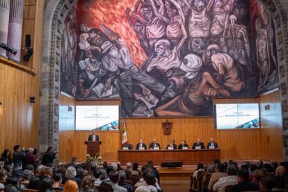 El Paraninfo Enrique Díaz de León, en Guadalajara, el 4 de diciembre de 2024. 