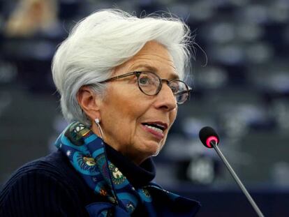 Christine Lagarde, presidenta del BCE.