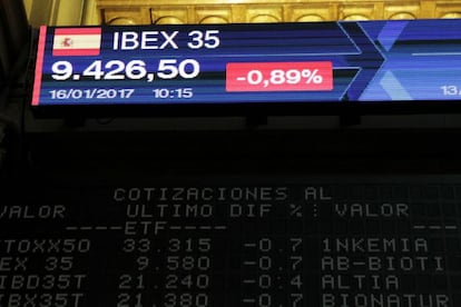 La Bolsa espa&ntilde;ola, y su principal &iacute;ndice, el Ibex 35.