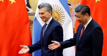 El presidente de China, Xi Jinping, durante una visita a Argentina