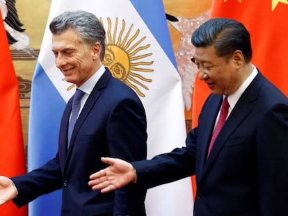 El presidente de China, Xi Jinping, durante una visita a Argentina