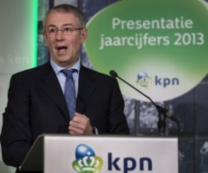 Eelco Blok, consejero delegado de KPN.