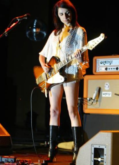 PJ Harvey en el festival Kosmopolis en Barcelona en 2017.  