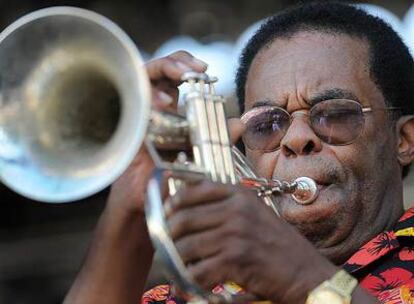 Freddie Hubbard, en una fotografía del pasado mes de junio.