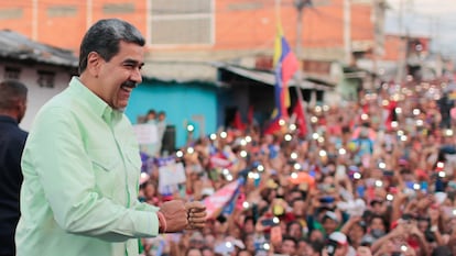 Nicolás Maduro en un mitin en Mérida (Venezuela), el 13 de junio.