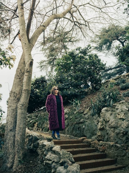 Anne Boyer, fotografiada en el parque del Retiro durante una reciente visita a Madrid.