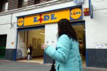 Supermercado Lidl en Madrid.