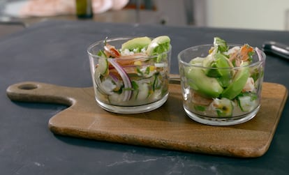 Ceviche de gambas