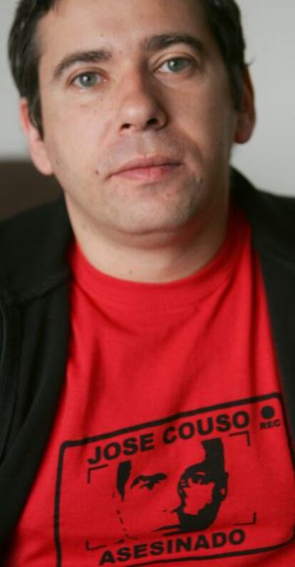 Javier Couso en una entrevista el 13 de marzo de 2008