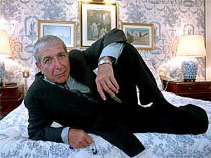 El cantante y compositor Leonard Cohen, en Madrid.