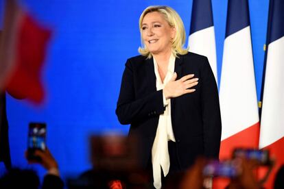 Marine Le Pen, tras ser derrotada por Macron: “El resultado de esta noche es una gran victoria”.