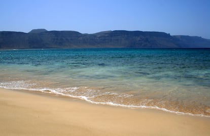 La Playa de la Francesa, en la isla de La Graciosa.