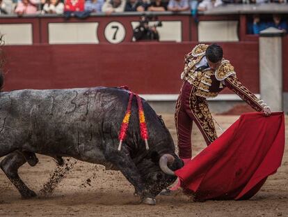 Emilio de Justo, al natural, el pasado 10 de junio en Las Ventas.