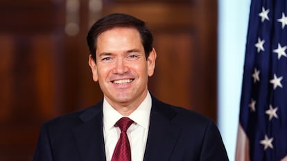 El secretario de Estado estadounidense, Marco Rubio, este miércoles en Washington.