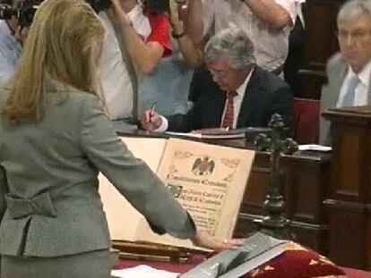 María Antonia Munar es elegida presidenta del parlamento balear