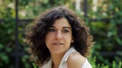 Lubna Azabal, protagonista de <i>Exils</i>, en Madrid.