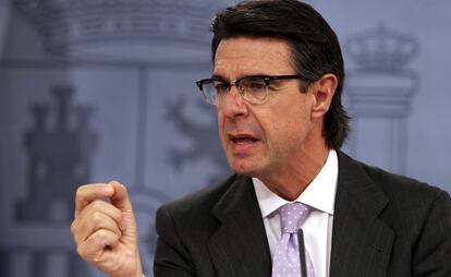 El ministro de Energía, José Manuel Soria.