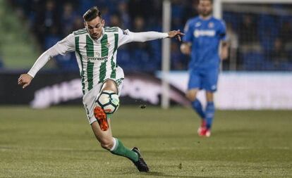 Fabían durante un partido de la pasada temporada. 