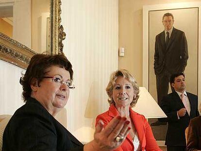 Esperanza Aguirre y Christine Boutin