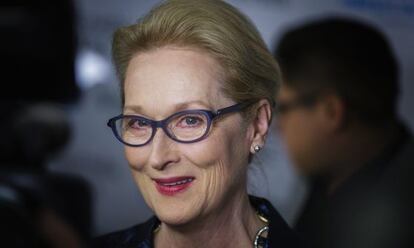 Meryl Streep en un evento en Nueva York.