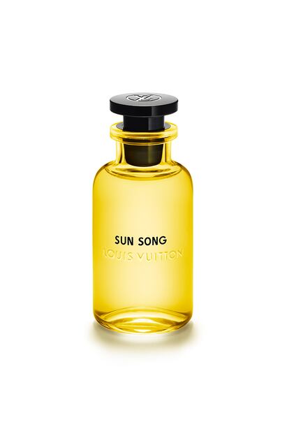 Perfume Sun Song, de Louis Vuitton (210€, 100ml). La botella puede personalizarse con tres iniciales.