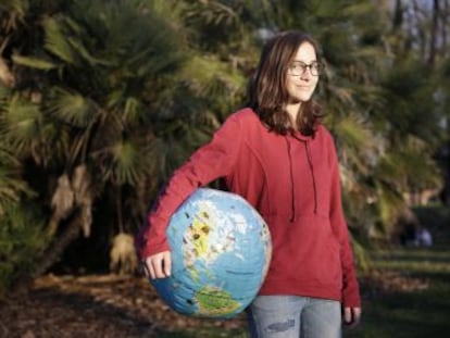 La joven activista por el clima Irene Rubiera ha impulsado en Madrid el movimiento global Fridays For Future, inspirado por Greta Thunberg
