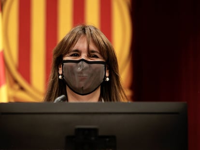 La presidenta del Parlament de Cataluña, Laura Borràs.