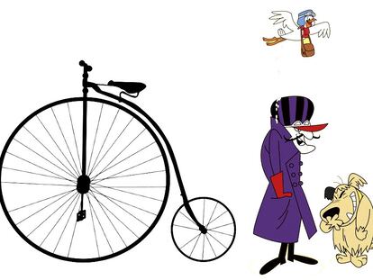 Aquellos cicloturistas en sus locos cacharros