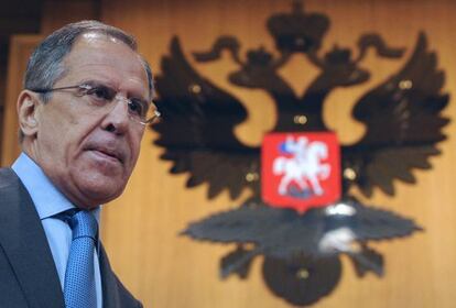 Serguéi Lavrov, ministro de Exteriores ruso.
