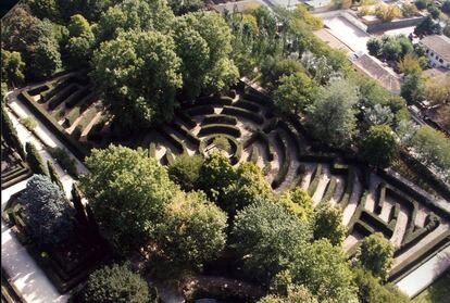 El laberinto vegetal de El Capricho, en Madrid.