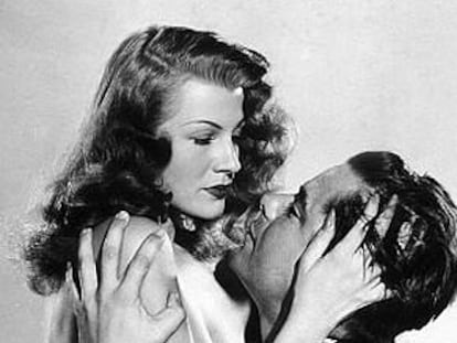Rita Hayworth y Glenn Ford, en <i>Gilda.</i>