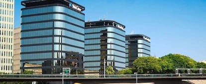 Sede de VidaCaixa, filial aseguradora de CaixaBank, en Barcelona.