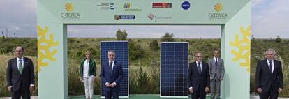 Acto de presentación en Álava del proyecto fotovoltaico Ekienea.