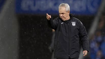 Aguirre, en el duelo ante la Real Sociedad.