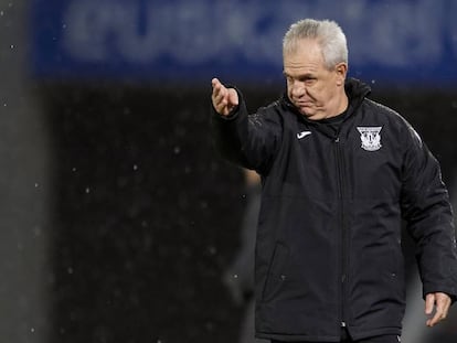 Aguirre, en el duelo ante la Real Sociedad.