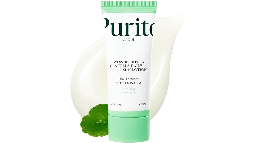 Loción solar coreana para el rostro con máxima protección.