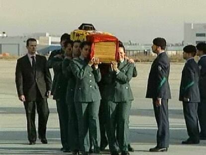 Los restos mortales de Fernando Trapero llegan a Madrid