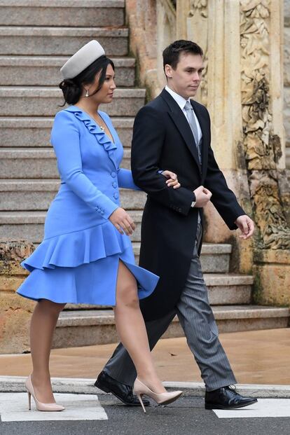 Marie Chevallier y Louis Ducruet, el hijo de la princesa Estefanía, se casaron hace apenas cuatro meses. 