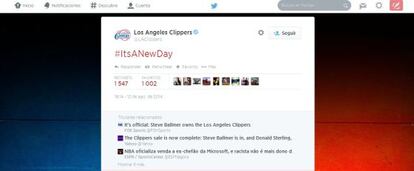 Tuit de Los &Aacute;ngeles Clippers